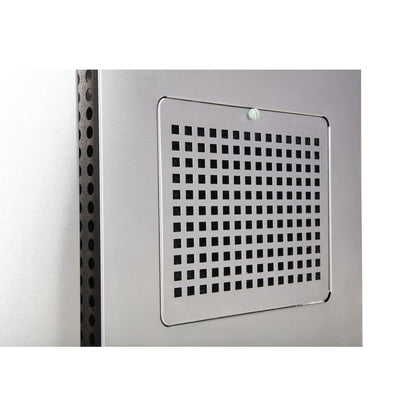 UA048 Polar U-Serie Driedubbele Deur Aanrecht Koelkast 417Ltr