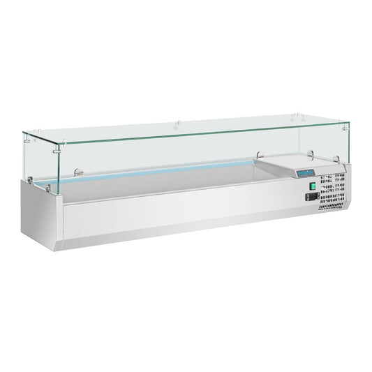 GD876 Polar G-serie opzetkoelvitrine 5x GN 1/3 en 1x GN 1/2