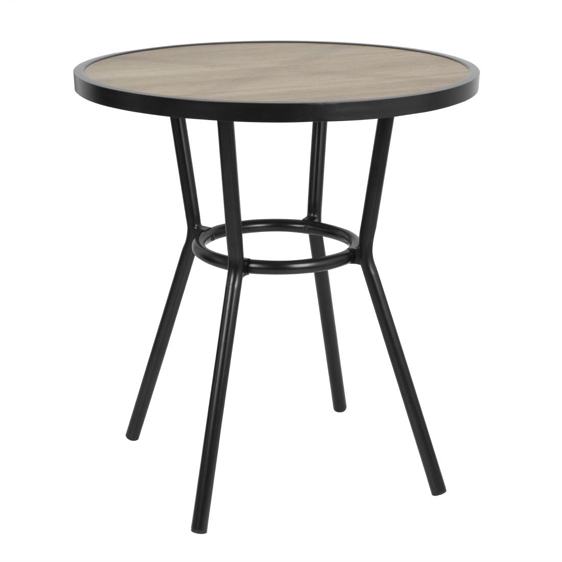 DX986 Bolero Marston Ronde Buitentafel Zwart 700mm