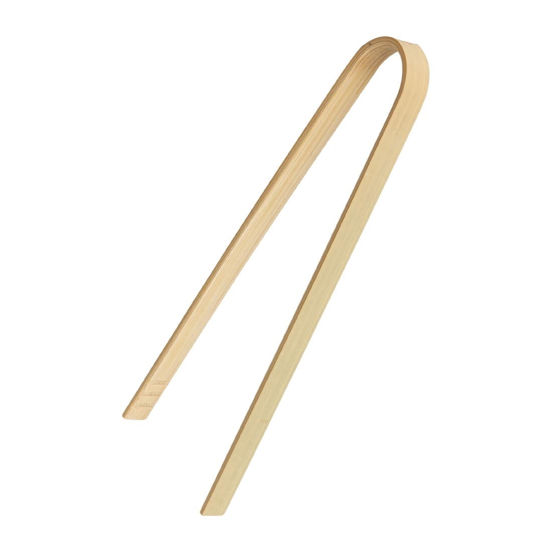 DK391 Fiesta Compostable biologisch afbreekbare bamboe tangen 16cm (50 stuks)