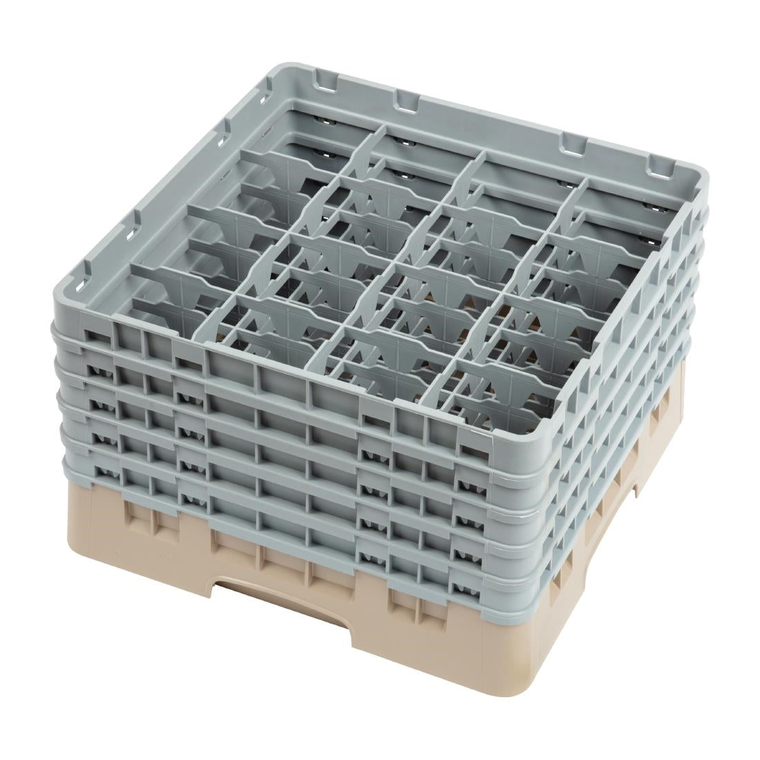 DW552 Cambro Camrack vaatwaskorf met 16 compartimenten max. glashoogte 25,7cm