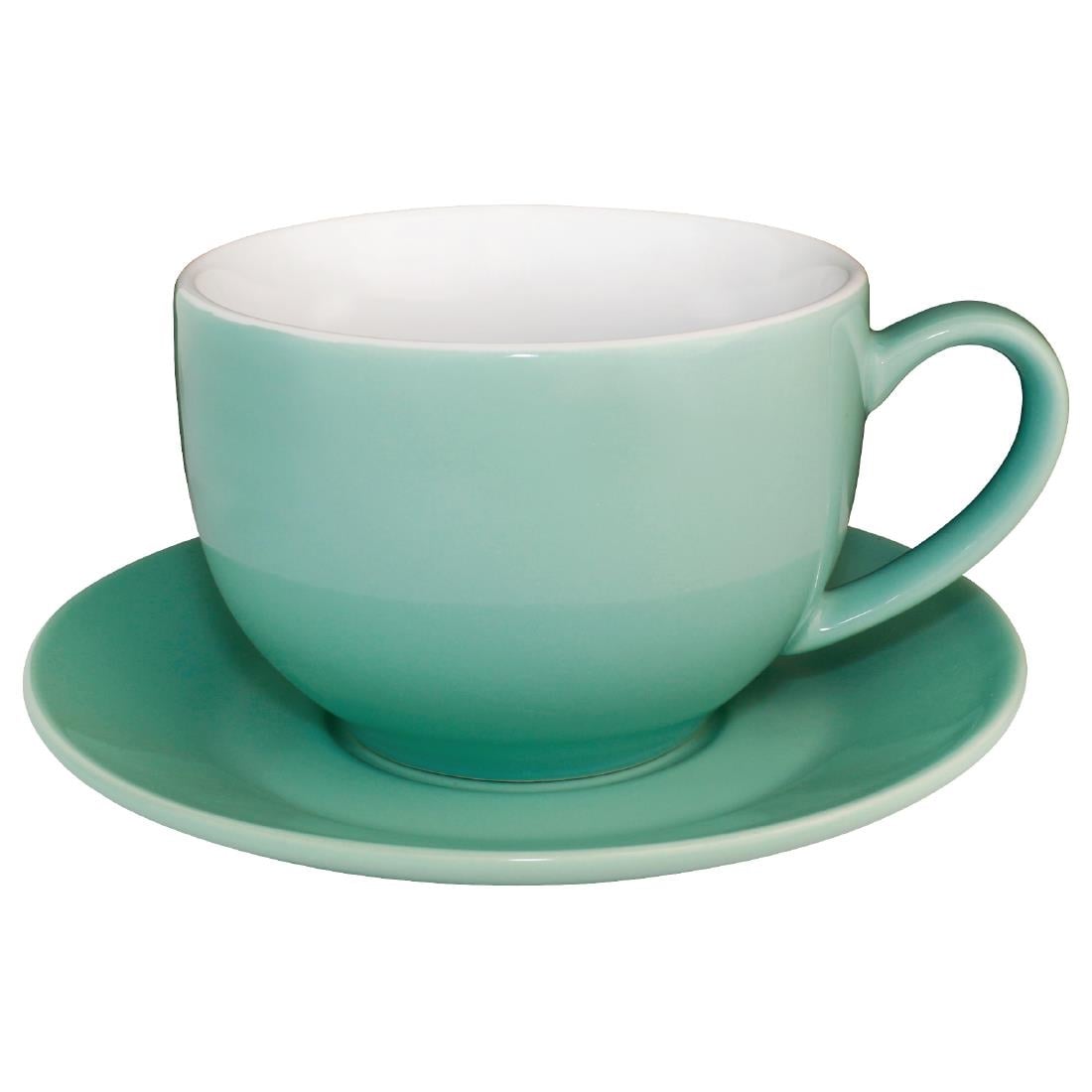 GL461 Olympia Café cappuccinokoppen aqua 34cl (12 stuks)
