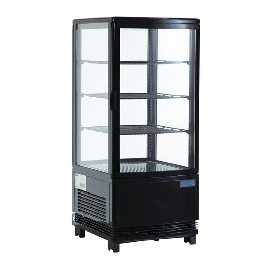 G211 Polar C-serie koelvitrine zwart 68L