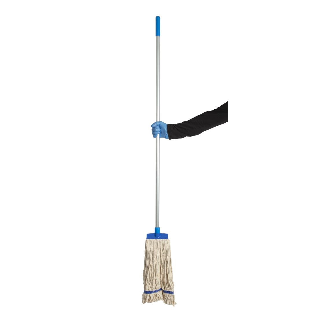 L885 SYR stay-flat Kentucky mop katoen blauw