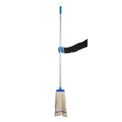 L885 SYR stay-flat Kentucky mop katoen blauw