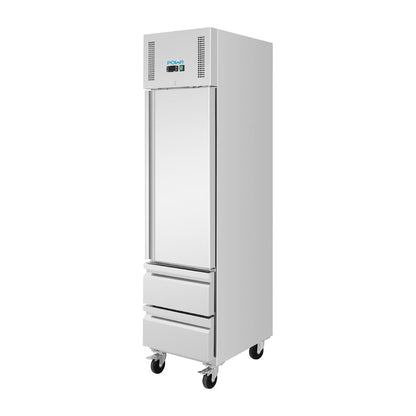 UA112 Polar G-Series GN-koelkast, slank model, met 1 deur en 2 laden