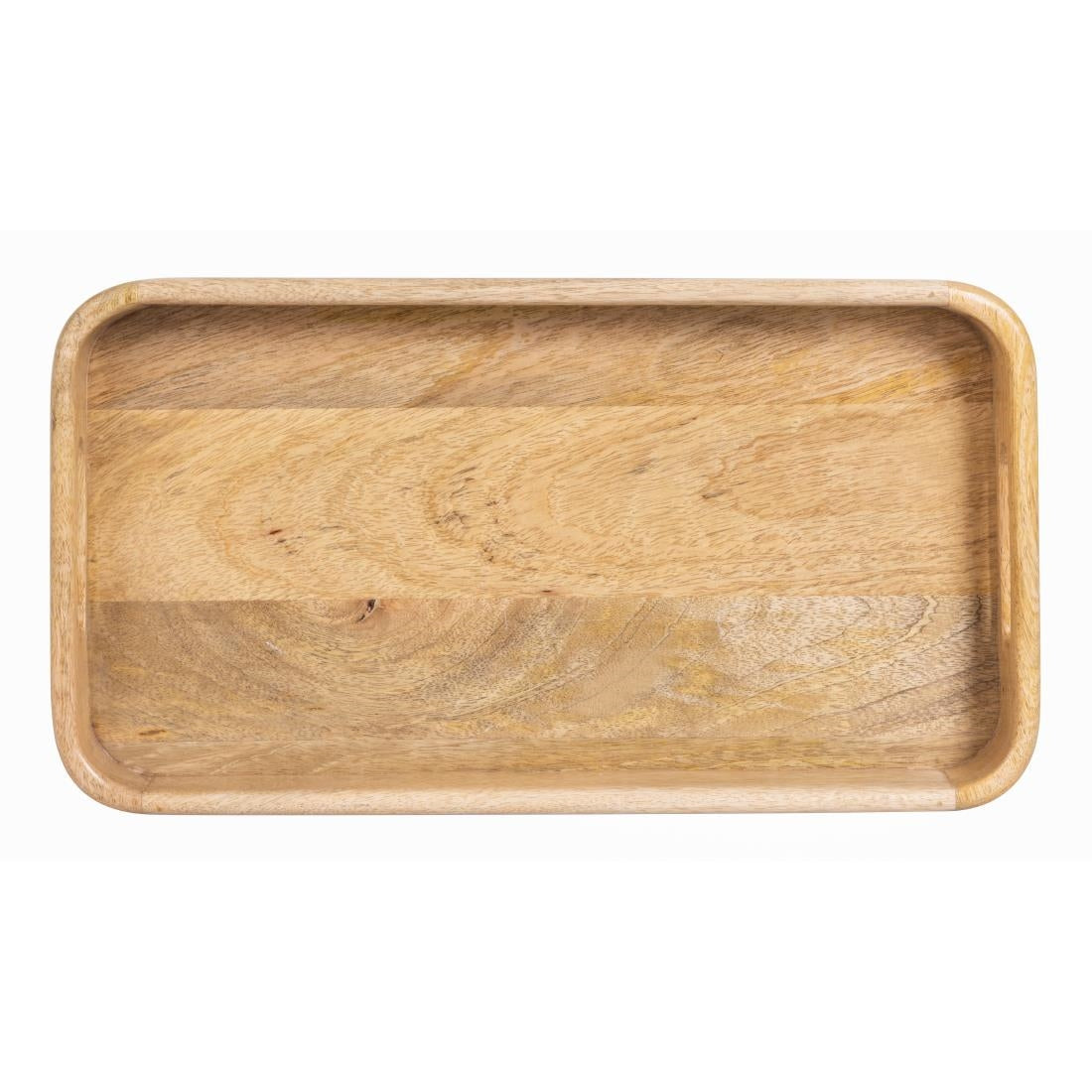 JA888 Olympia Mangohout Rechthoekig Diep Dienblad 430x230mm