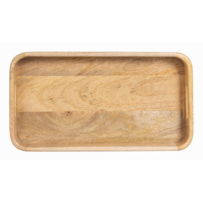 JA888 Olympia Mangohout Rechthoekig Diep Dienblad 430x230mm