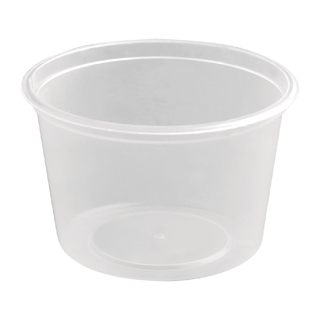 CT286 Fiesta recyclebare plastic magnetronbestendige delicatessenpotten 100ml (100 stuks)