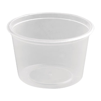 CT286 Fiesta recyclebare plastic magnetronbestendige delicatessenpotten 100ml (100 stuks)
