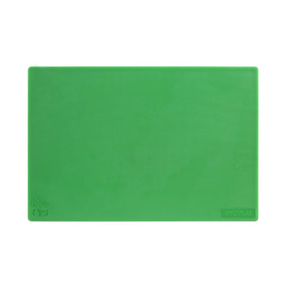 HC858 Hygiplas antibacteriële LDPE snijplank groen 450x300x10mm
