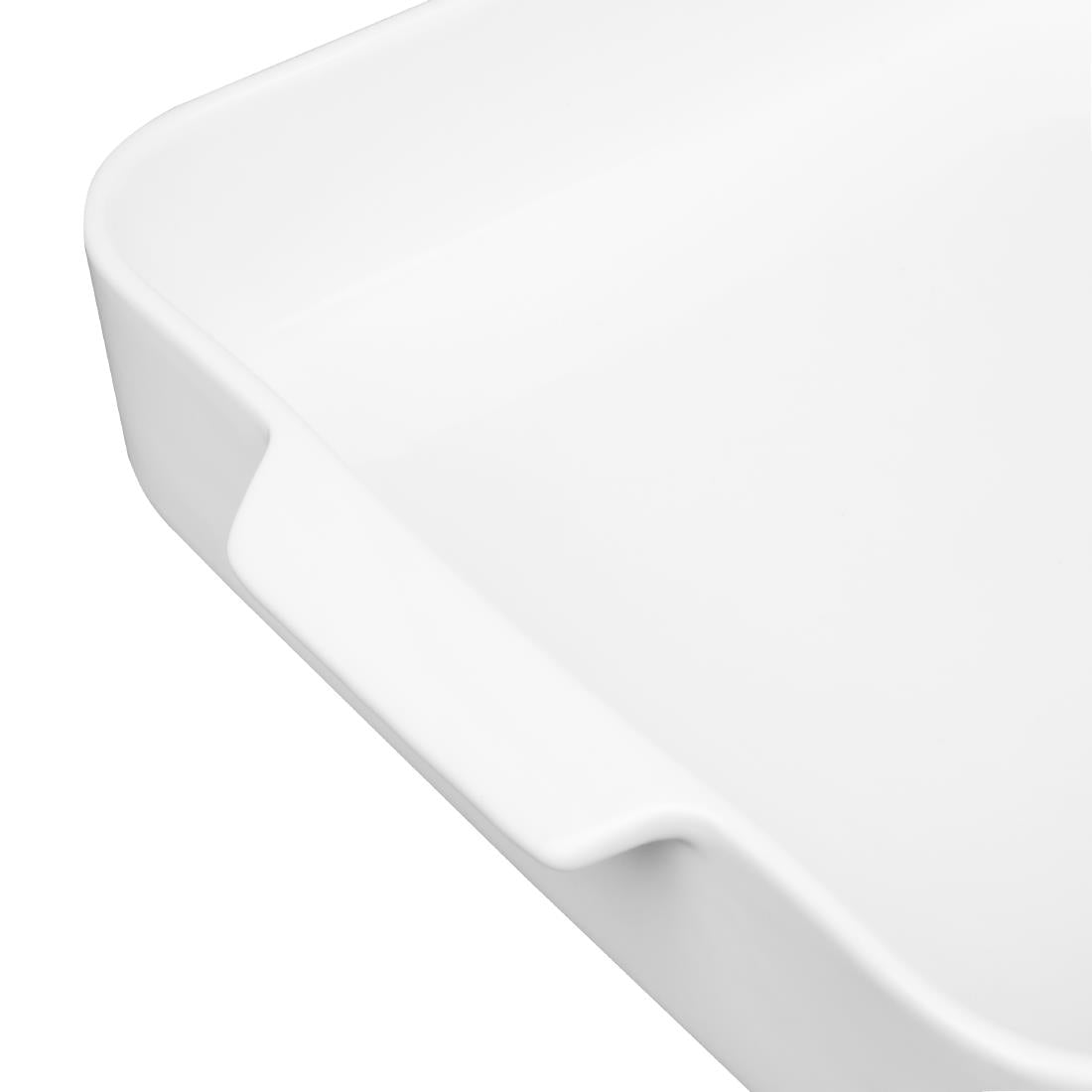 DX386 Olympia Whiteware Vierkante Braadslee 260x225X50mm (2 stuks)