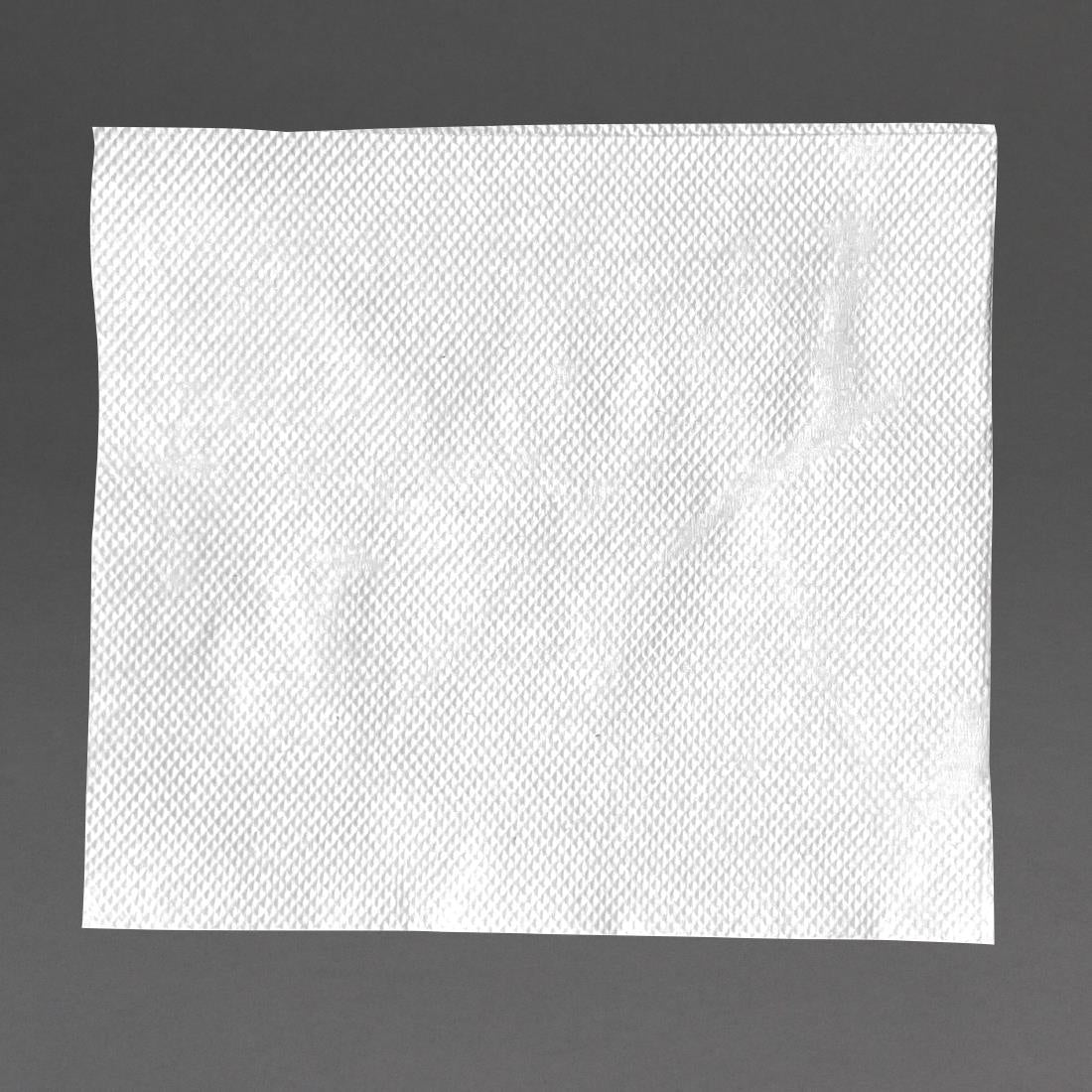 HS984 Nisbets Essentials 2-Laags 4-Voudige Witte Lunchservetten (50 stuks)
