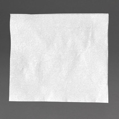 HS984 Nisbets Essentials 2-Laags 4-Voudige Witte Lunchservetten (50 stuks)