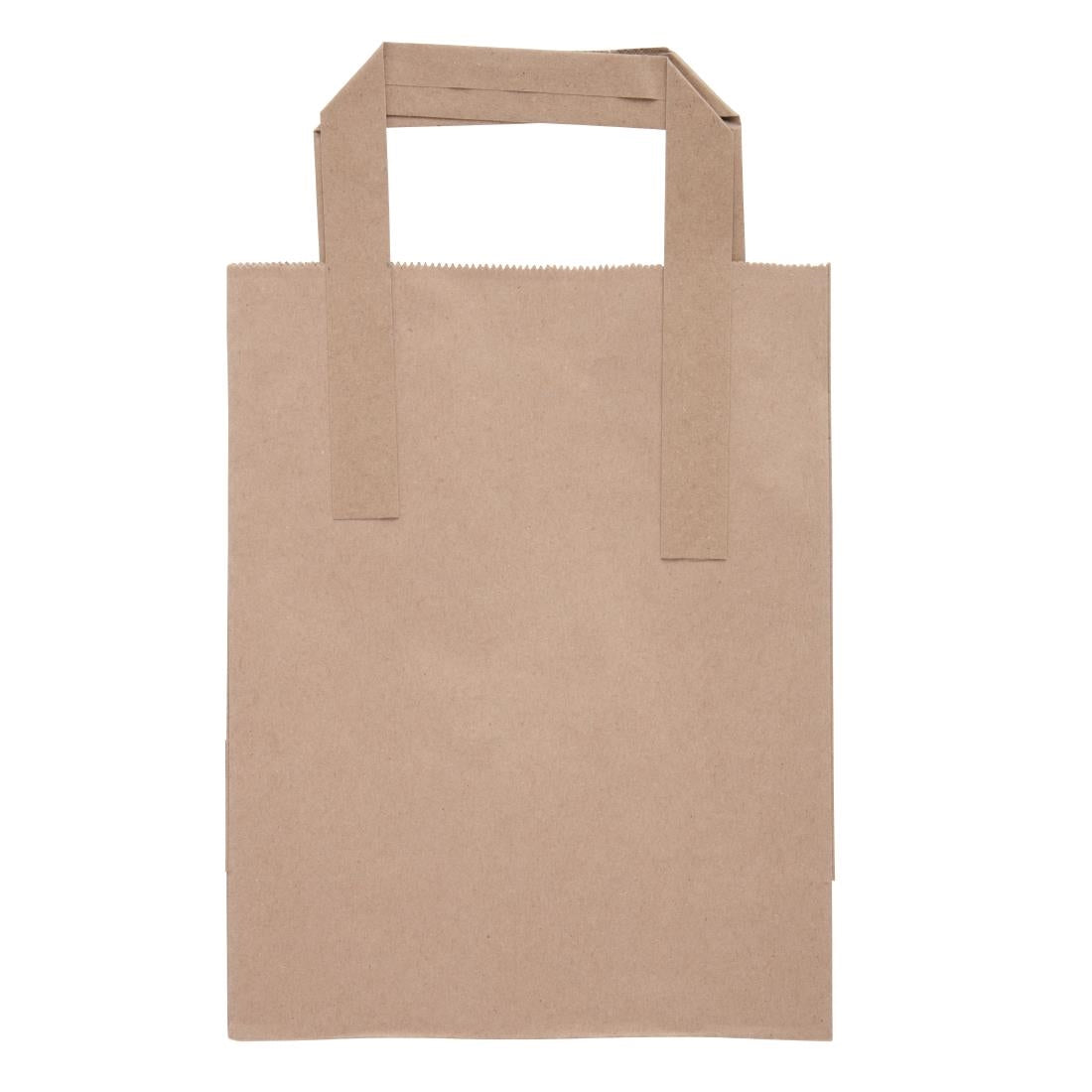 JA527 Fiesta Recycleerbare Platte Handvat Bruine Papieren Tassen Klein (250 stuks)