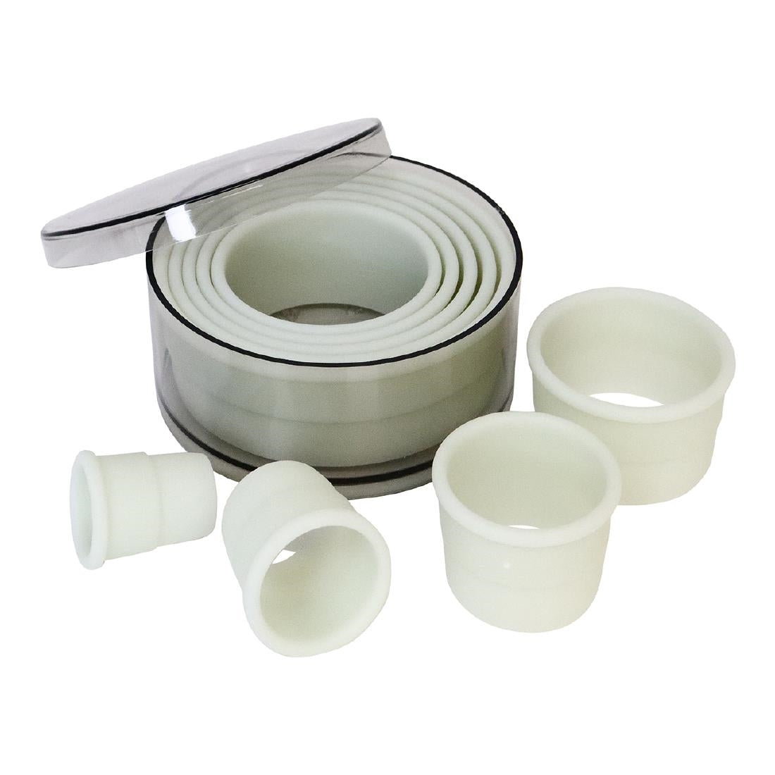 GT141 Schneider stekerdoos rond glad (9 stuks)