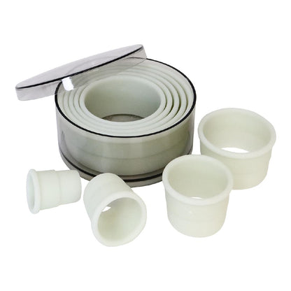 GT141 Schneider stekerdoos rond glad (9 stuks)