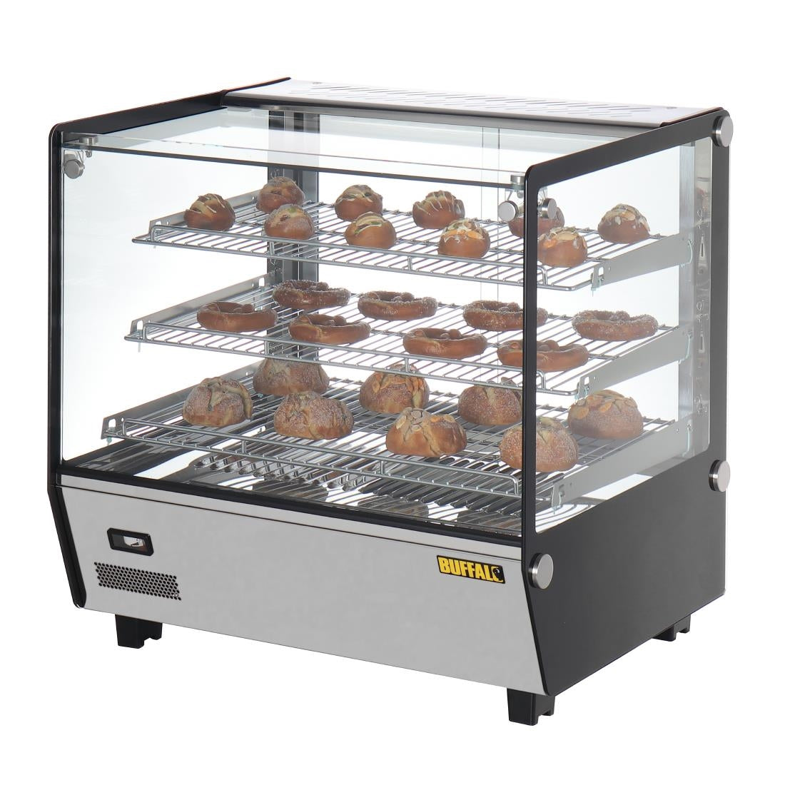 HW923 Buffalo Vierkante Aanrecht Geverwarmde Display Merchandiser 120Ltr