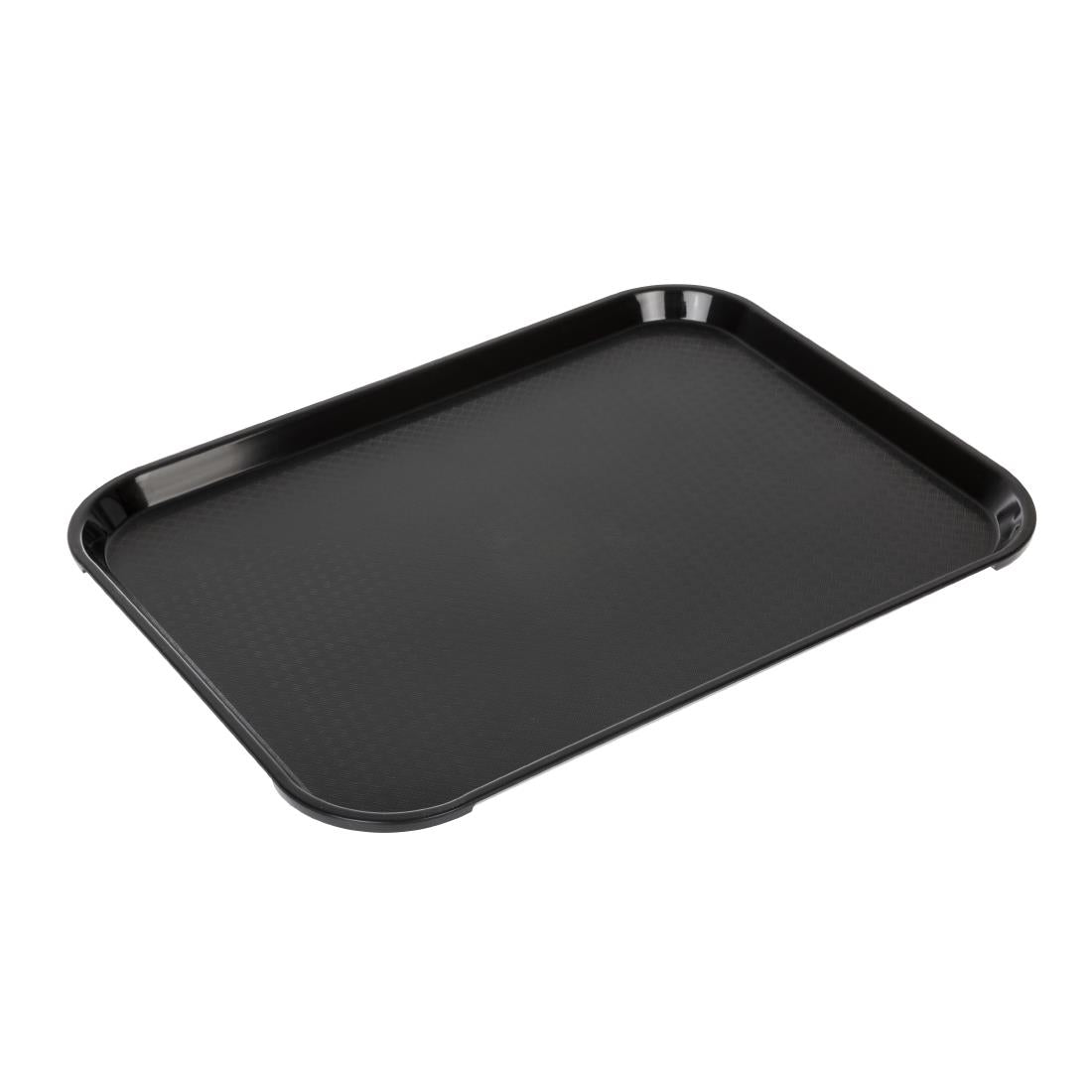 DE312 Cambro polypropyleen fastfood dienblad zwart 410mm