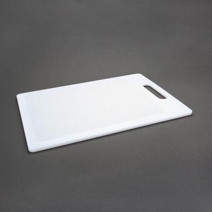 DA089 Nisbets Essentials polypropyleen snijplank wit 340 x 255 x 7mm