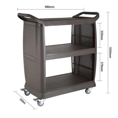 DN585 Vogue Mobiele Trolley Van Polypropyleen