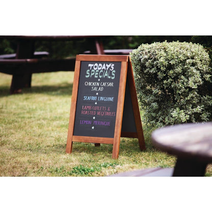 GG109 Olympia houten stoepbord 120x70cm