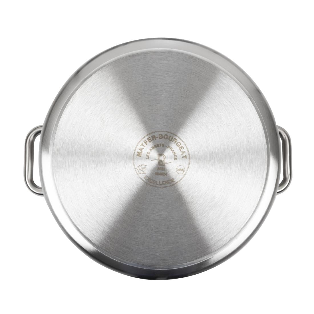 K770 Matfer Bourgeat Excellence RVS inductie soeppan 10,8Ltr