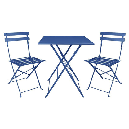 FU540 Bolero Perth Pavement Style Vierkante Tafel Donker Marineblauw