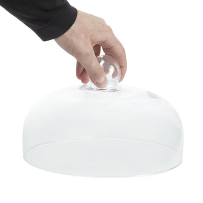 CL492 Olympia glazen taartstolp 26cm