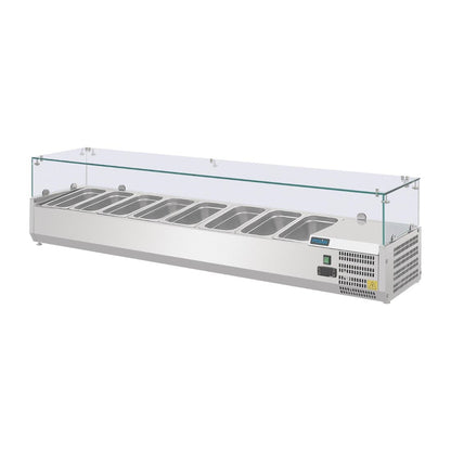 G610 Polar G-serie opzetkoelvitrine 8x GN 1/4