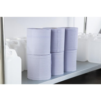 CL129 Tork centrefeed handdoekrollen blauw (6 stuks)