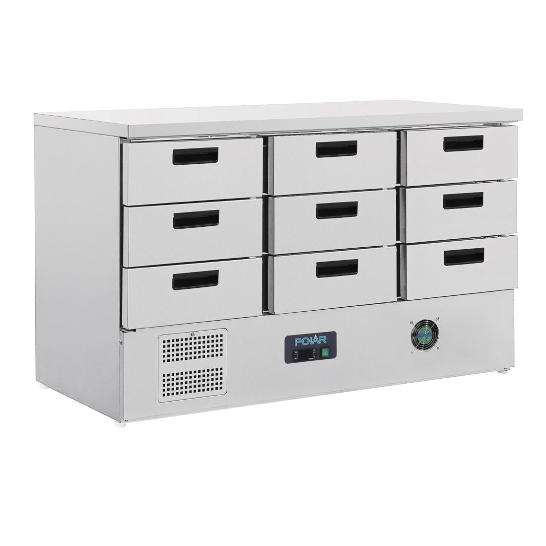 FA441 Polar G-serie koelwerkbank met 9 lades 368Ltr