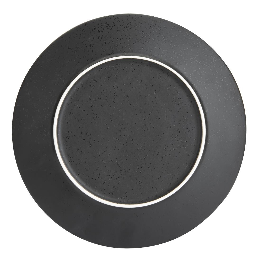 DR087 Olympia Fusion Ronde Borden 20,3cm Zwart (6 Stuks)