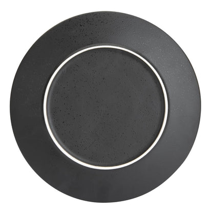 DR087 Olympia Fusion Ronde Borden 20,3cm Zwart (6 Stuks)