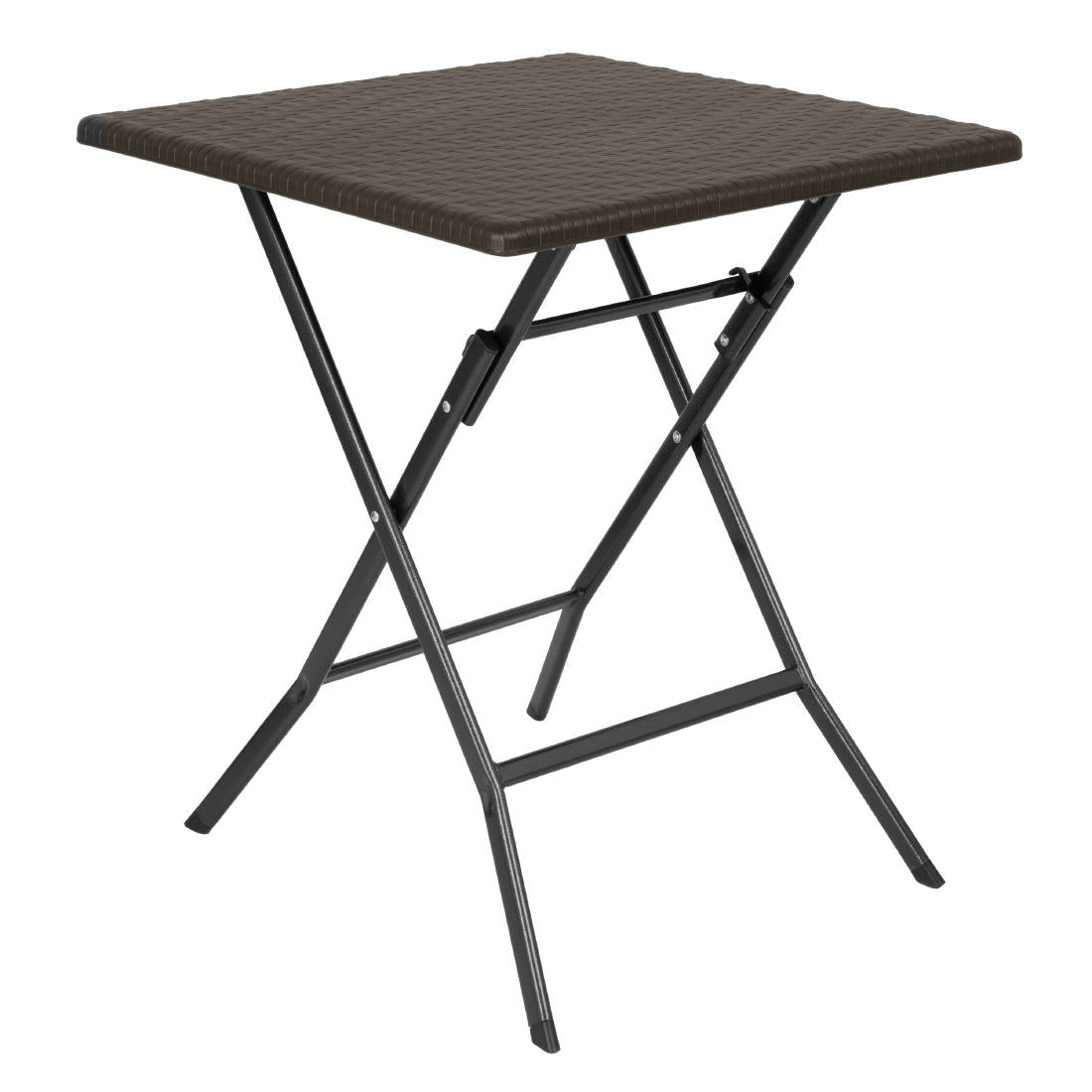 GR773 Bolero Vierkante Opvouwbare Tafel Bruin 620mm