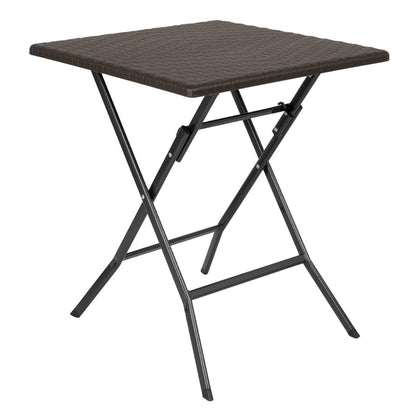 GR773 Bolero Vierkante Opvouwbare Tafel Bruin 620mm