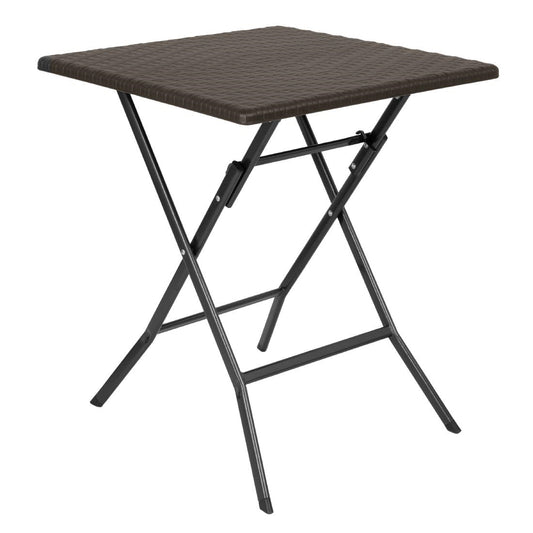 GR773 Bolero Vierkante Opvouwbare Tafel Bruin 620mm