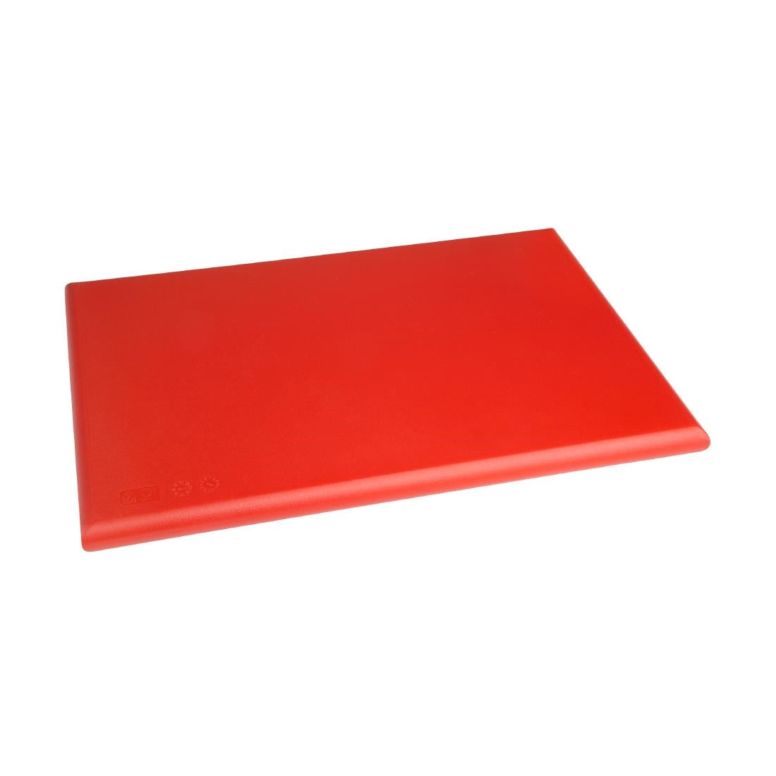 J034 Hygiplas HDPE snijplank rood 450x300x25mm
