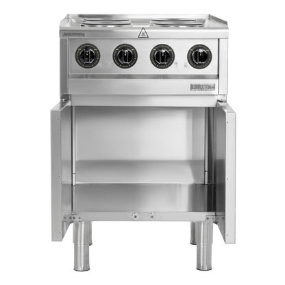 SA801 Buffalo 600 Serie Vrijstaand 4 Plaats Elektrische Kookplaat 7kW