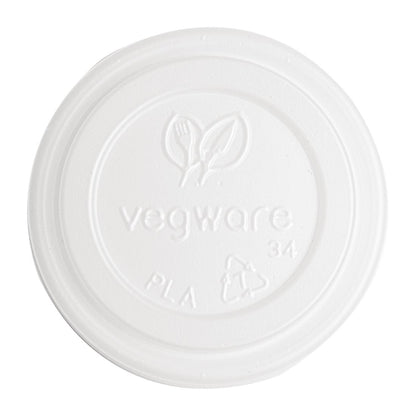 FP801 Vegware 62-serie CPLA deksels (2000 stuks)