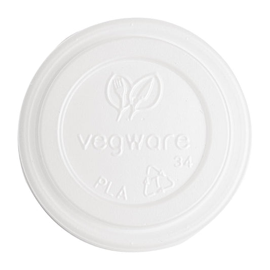 FP801 Vegware 62-serie CPLA deksels (2000 stuks)