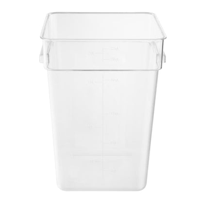 HY406 Hygiplas polycarbonaat vierkante opbergbak 20Ltr