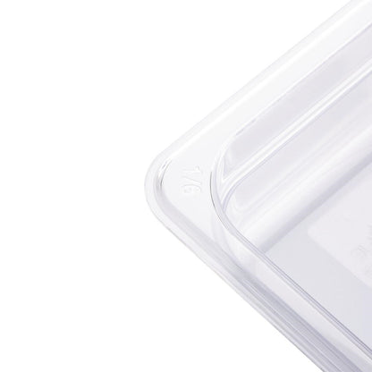U240 Vogue polycarbonaat 1/6 gastronorm container 100mm transparant