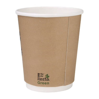 DY985 Fiesta Compostable 500 composteerbare dubbelwandige koffiebekers (500 stuks)