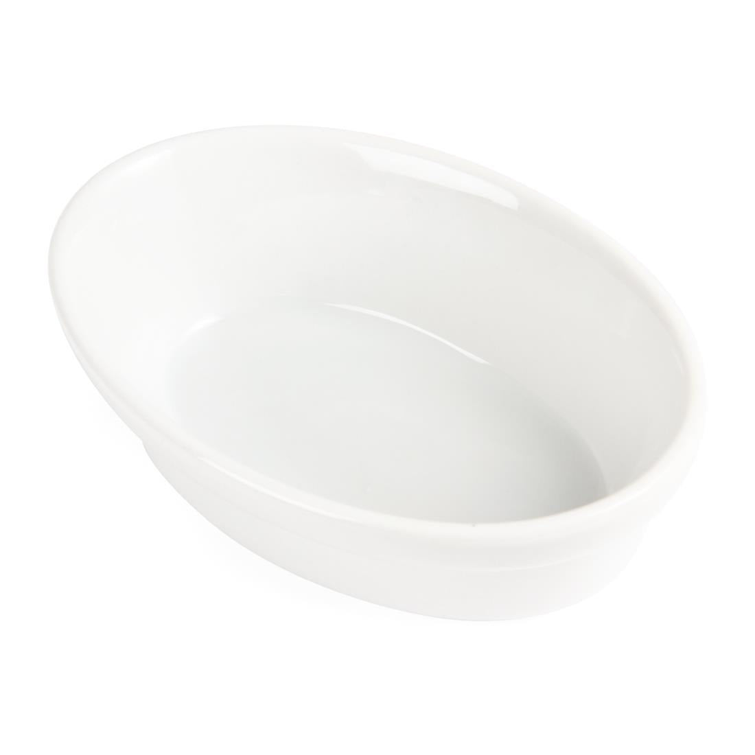 DK806 Olympia Whiteware Ovale Schaaltjes 14,5cm (6 Stuks)