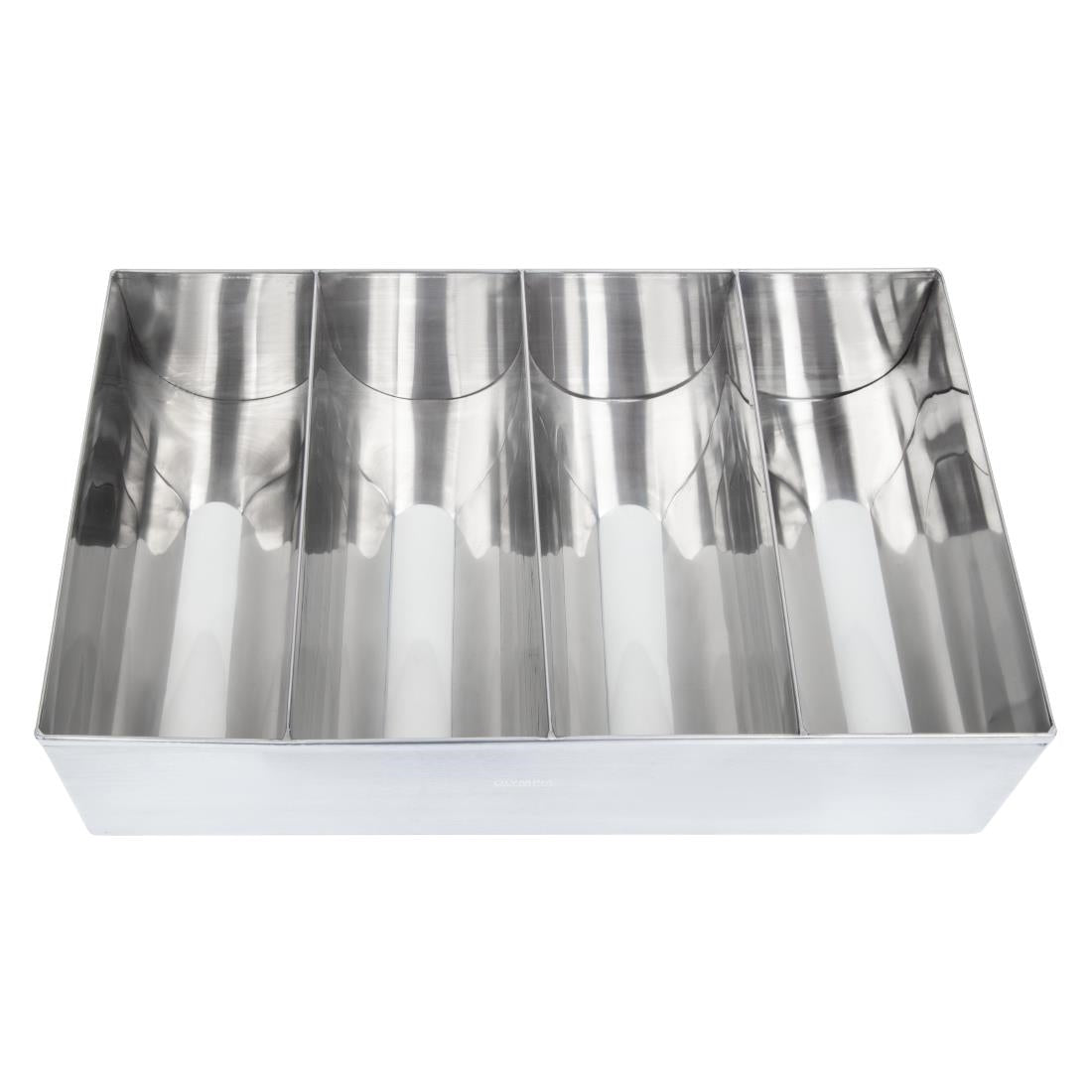 DM274 Olympia RVS bestekbak 41,5(H) x 25,5(W) x 10,5(D)cm