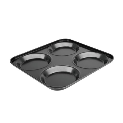 GD012 Vogue koolstofstaal anti-aanbak yorkshire pudding bakvorm 4 cups
