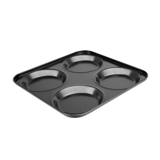 GD012 Vogue koolstofstaal anti-aanbak yorkshire pudding bakvorm 4 cups