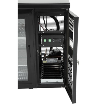 CS103 Polar U-serie vier-deurs displaykoeler voor achter de bar