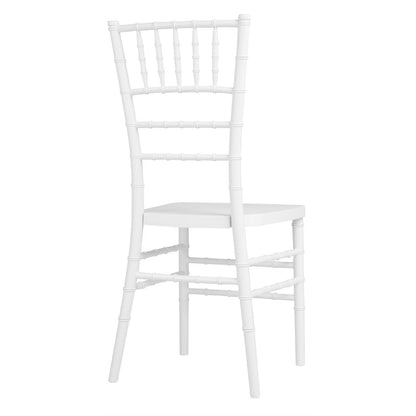 JA998 Bolero Chiavari Polypropyleen Stoelen Wit (4 stuks)
